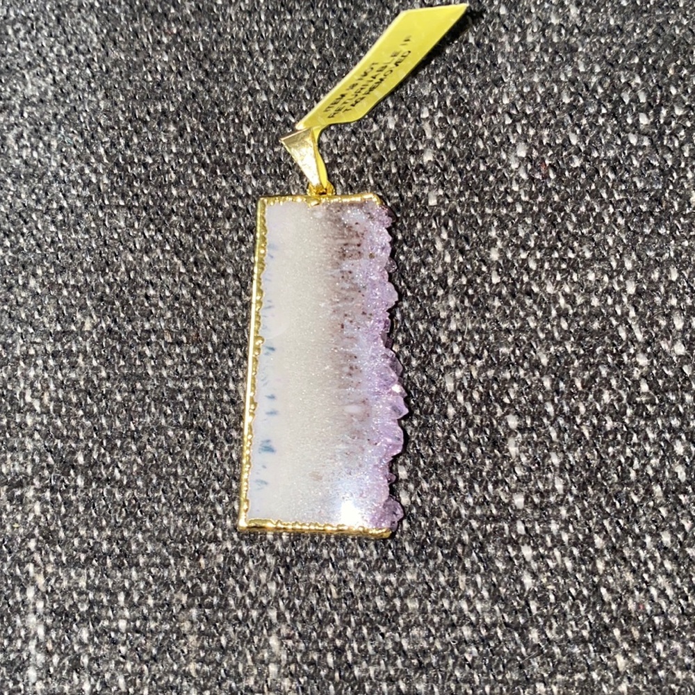 Amethyst necklace pendant